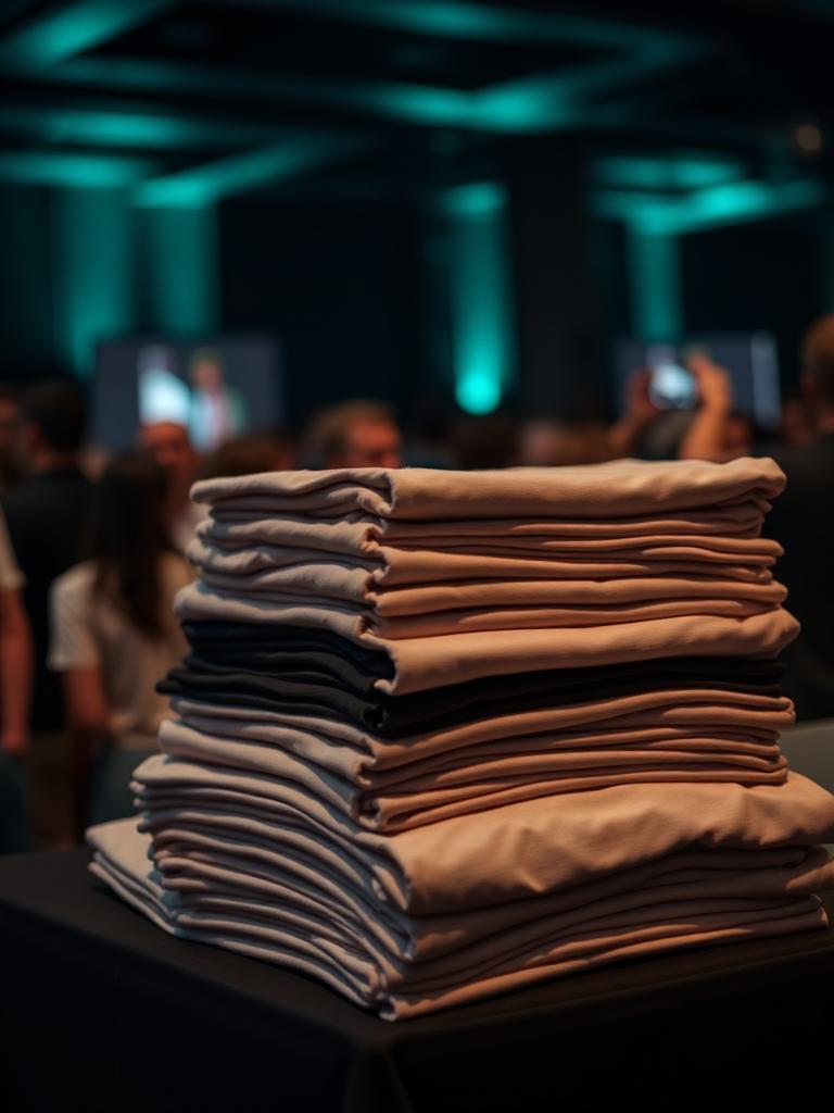 Branded clothing example produced for an organisation